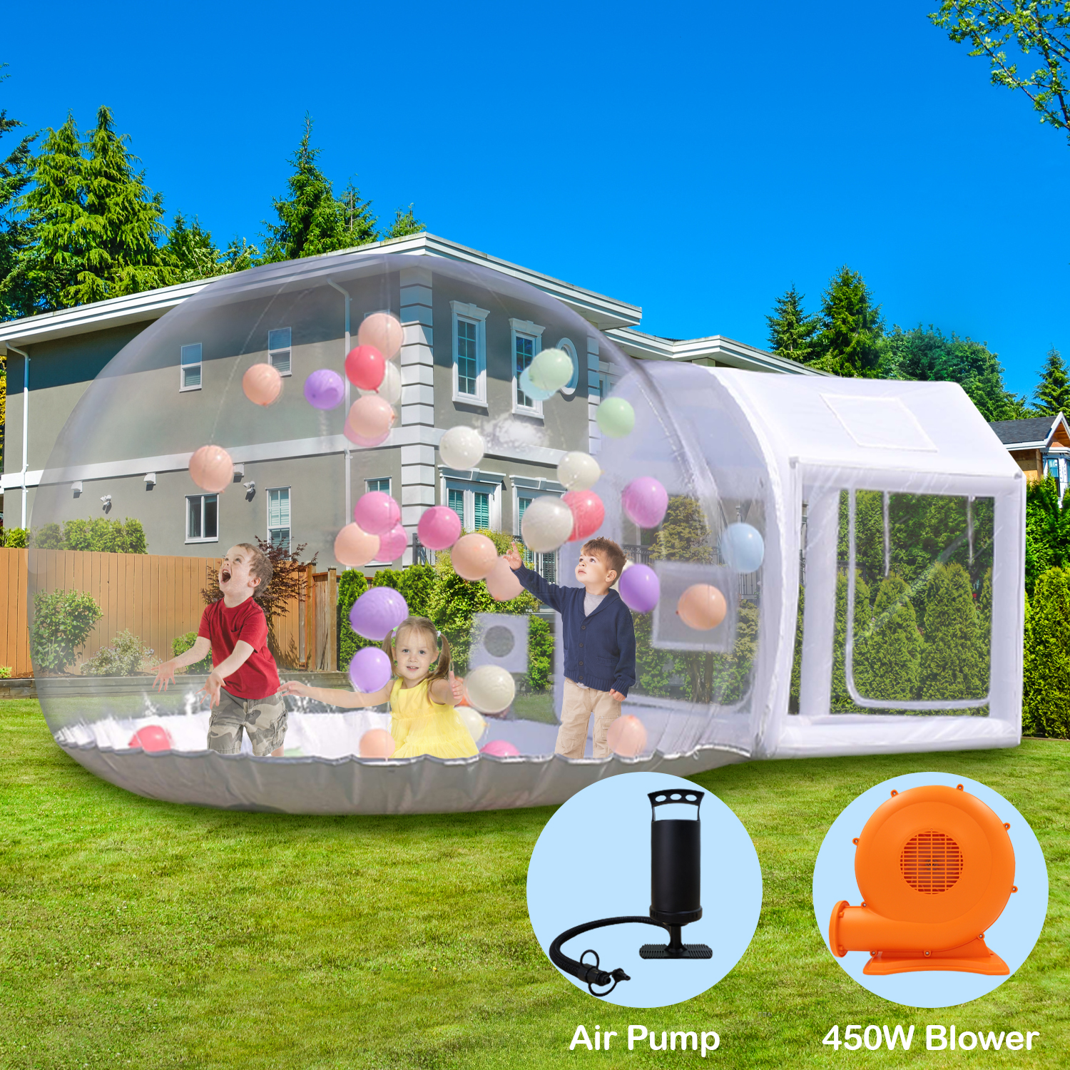 Unique Bubble House Inflatable Party Bubble Balloon House Tent For Kids