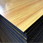 1250mm*3050mm Wooden Maple Exterior Aluminium Cladding Panels