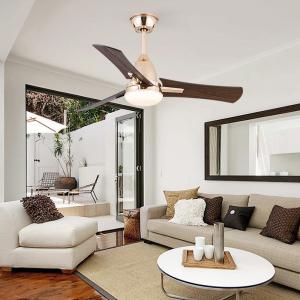 Wholesale 42 Inch High Power 3 Blades Wooden Ceiling Fan With Light And Remote Control from china suppliers
