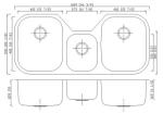 Undermount Double Bowl Ss Sink , Stainless Steel Double Bowl Farmhouse Sink