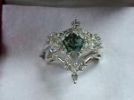 Gem's Beauty Christmas Gifts for Her 0.63CT Square Shape Natural Moss Agate
