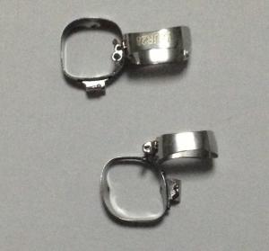 Wholesale Metal Dental Bands For Braces , Orthodontic Teeth Bands With Buccal Tube from china suppliers
