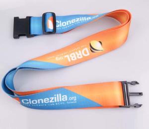 Wholesale 5.0CM wide 180CM length with colorful Customer sublimation printing Luggage belt from china suppliers