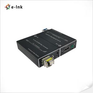 Wholesale 4K SFP LC 80km HDMI Fiber Extender 10.3Gbps Single Mode Fiber Extender from china suppliers