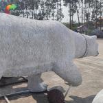 Sunproof Outdoor Fiberglass Animals Polar Bear