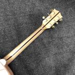 Custom Grand GJ200FR Acoustic Guitar Red Flamed Maple Wood Back Side Abalone