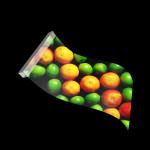 DC5V Voltage P10 LED Transparent Film Screen for Indoor Glass Shopping Mall