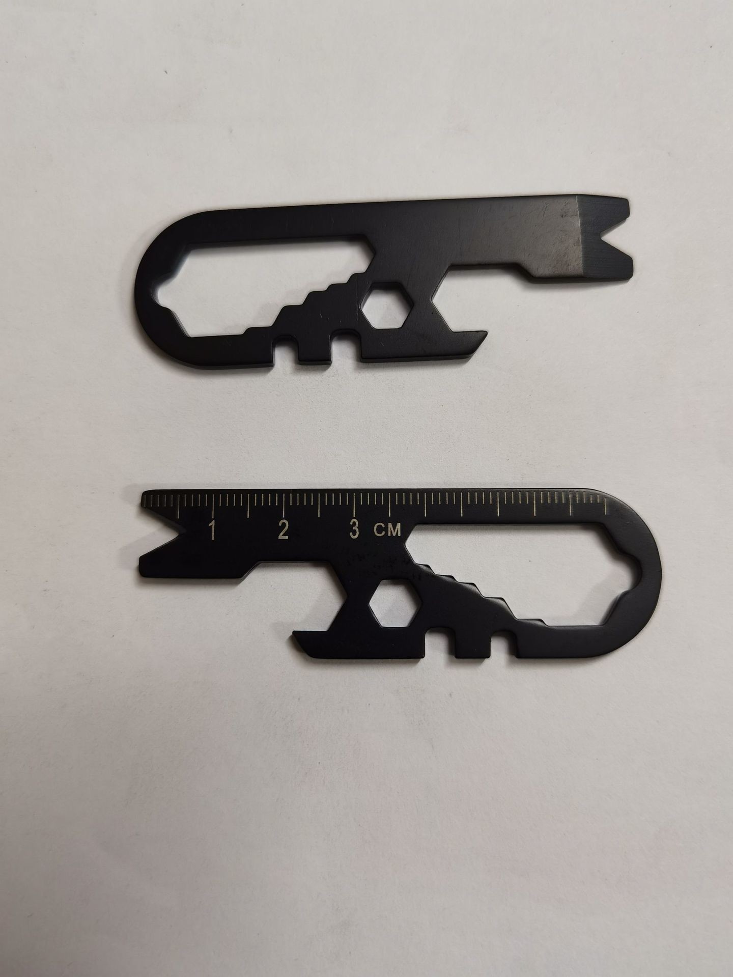 Multifunction Outdoor Survival Keychain EDC Card Tools Portable Small Wrench
