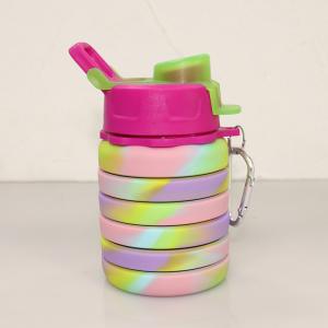 Wholesale 500ml Eco Friendly Silicone Water Bottle For Sport Travel Drinking from china suppliers
