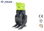Excavator Mounted Rotator Hydraulic Log Grapple For Hyundai R200 R210 R225