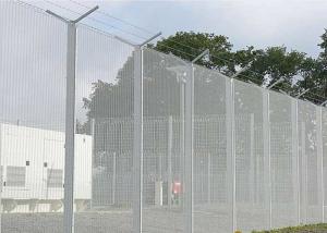 Wholesale 3.0m Height Anti Climb Security Fencing Hot Dip Galvanized Steel 4.5mm For Jail from china suppliers