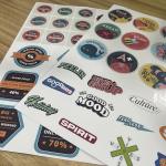 Inkjet Printable 108gsm Matte Adhesive White Label Paper Sheet For Label