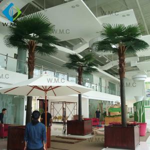 China Outdoor Indoor Artificial Palm Trees Long Use Life No Color Fade Easy Clean on sale