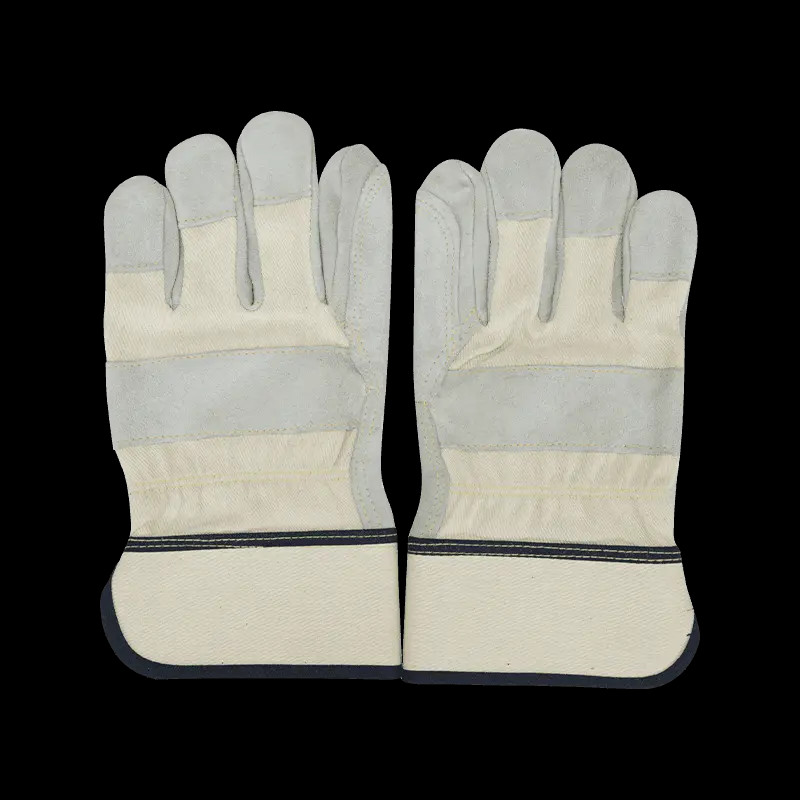 Cow Split Leather Work Gloves, cow split leather glove, cow split work glove, leather safety glove