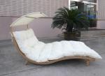 Rattan Daybed Chaise Lounge Set , Resin Wicker Patio Furniture