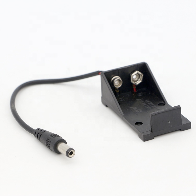 15cm Cell Case Box 9V Battery Holder with DC Power Jack 2.1x5.5mm