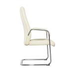 Fabric Executive Leather Office Swivel Chairs 2.5mm Black Powder BIFMA