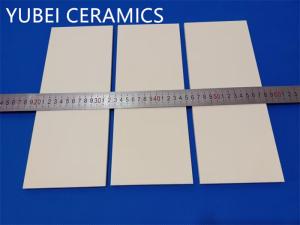 Wholesale Light Yellow 99% Alumina Ceramic Plates Dry Pressing High Strength from china suppliers