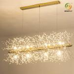 Nordic Modern G9 Crystal Pendant Light Restaurant Clothing Store Bedroom