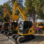 low working hours used excavator komatsu pc70-8/high power used excavator