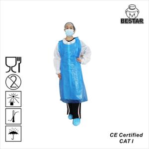 Wholesale Oem Breathable Polythene Disposable Protective Apron 80X120CM For Beauty Salon from china suppliers
