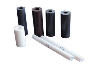 China Molded Ptfe Rod Plastic Molded Parts Custom Size Corrosion Resistant on sale