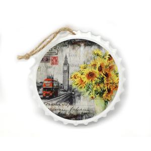 Wholesale Wall Mounted Bottle Cap Metal Plaque Signs Beer Sign Retro Art Plaque from china suppliers