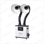White Digital Exhaust Fume Extractor External Tube Air Purification