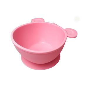 Wholesale Promotional Silicone Baby Bear Bowl With Suction High Durability from china suppliers