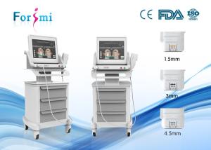 Wholesale Factory price Beauty salon facial lifting wrinkle removal 2d hifu equipment with 3 cartridges from china suppliers