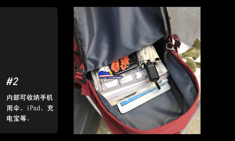 2024 NEW KOREAN VERSION OF SIMPLE STUDENT SCHOOLBAG ANTI-THEFT ANTI-SEISMIC COLLEGE WIND BACKPACK COMPUTER BACKPACK