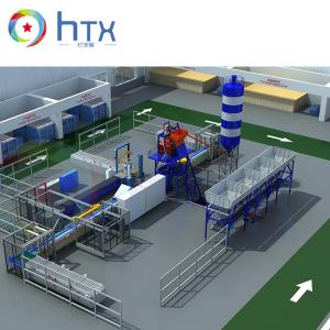 Wholesale Efficiency Concrete Blocks Retaining Walls Production Line Wet Cast Machinery from china suppliers