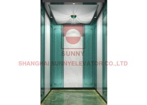 Wholesale VVVF Drive 400kg 0.4m/S 4 Person Household Lifts Anti Nuisance from china suppliers