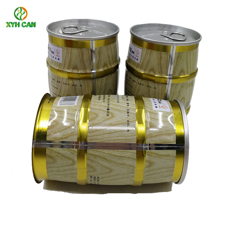 Tin Cans for 300ml Beer Tin Boxes for Liquid Packaging Safety Custom Printed Tin Jars