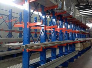 Wholesale 500kg Cantilever Steel Rack Metallic Water Pipes Blue Upright Easy Assemble from china suppliers
