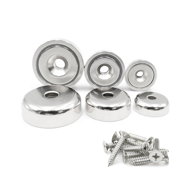 Neodymium Magnet N52 Round Base with Countersunk Hole ±0.05MM Tolerance Strong Magnet