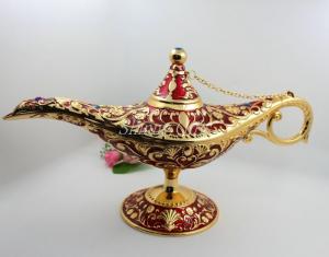 Wholesale Shinny Gifts Big Size Design Rare Legend Magic Genie Light OiL Lamp Pot from china suppliers