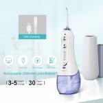 2500mAh 5modes 300ML water flosser Whitening teeth water dental Cordless Water