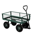 300LBS Heavy Duty Lawn Garden Yard Trolley Wagon Cart for Tools