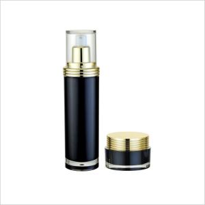Wholesale 30ml 50ml 100ml Lotion Pump Bottles PMMA White 15ml Empty Airless Pump Bottle from china suppliers