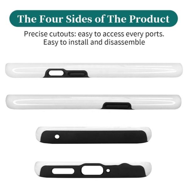 Customized Logo 3D Sublimation 2 in 1 Phone Case For Samsung Galaxy S23 S24 S25 FE In Dual Layer Design