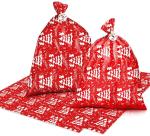 36X44" 0.02mm Plastic Christmas Gift Sacks Pressure Resistance