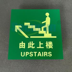 Wholesale Square Photoluminescent Safety Products Office Upstairs Signs from china suppliers