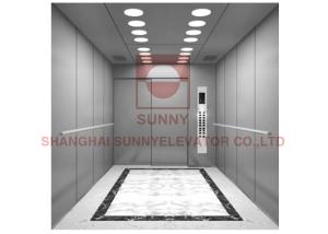 Wholesale 6 Floor 1600kg Hospital Elevator Big Space Patient Bed Lift Hairline Stainless Steel from china suppliers
