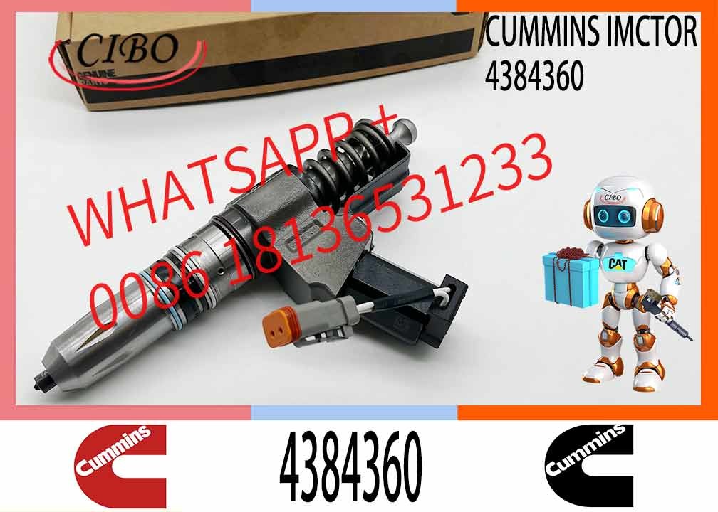 Factory OEM quality Brand New Diesel Common Rail Fuel Injector Assembly 4307516 3087560 4384360 for C ummins N14 engine
