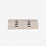29mmX8mm Dual Hole Pencil Sharpener Razor Alloy Steel