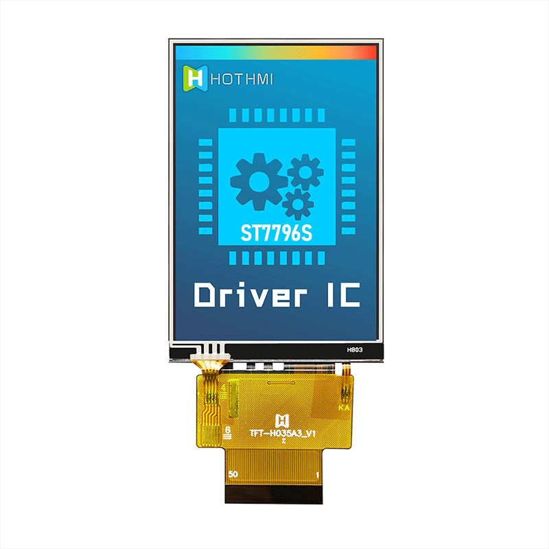 Vertical 3.5 Inch TFT LCD Module , Multifunctional TFT Capacitive Screen
