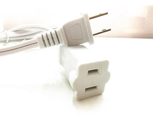 Hot sale 2pin white 10A extension power cable 0.5m-10m copper power extension