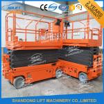 8m Electric Battery Power Self Propelled Elevating Work Platforms / Aerial Lift