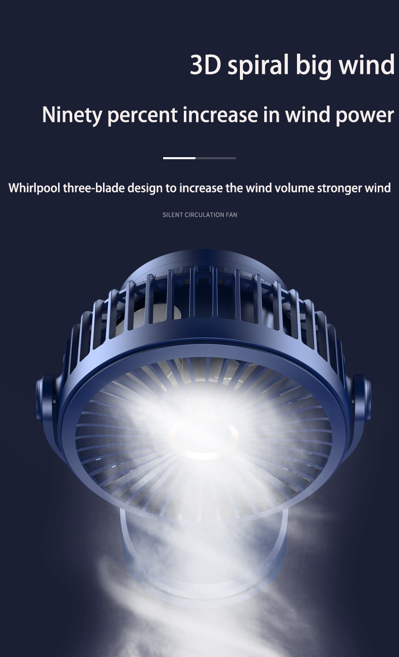 Clip Up Desktop Fans For Personal Space / Home Cooling Fans Portable Clip